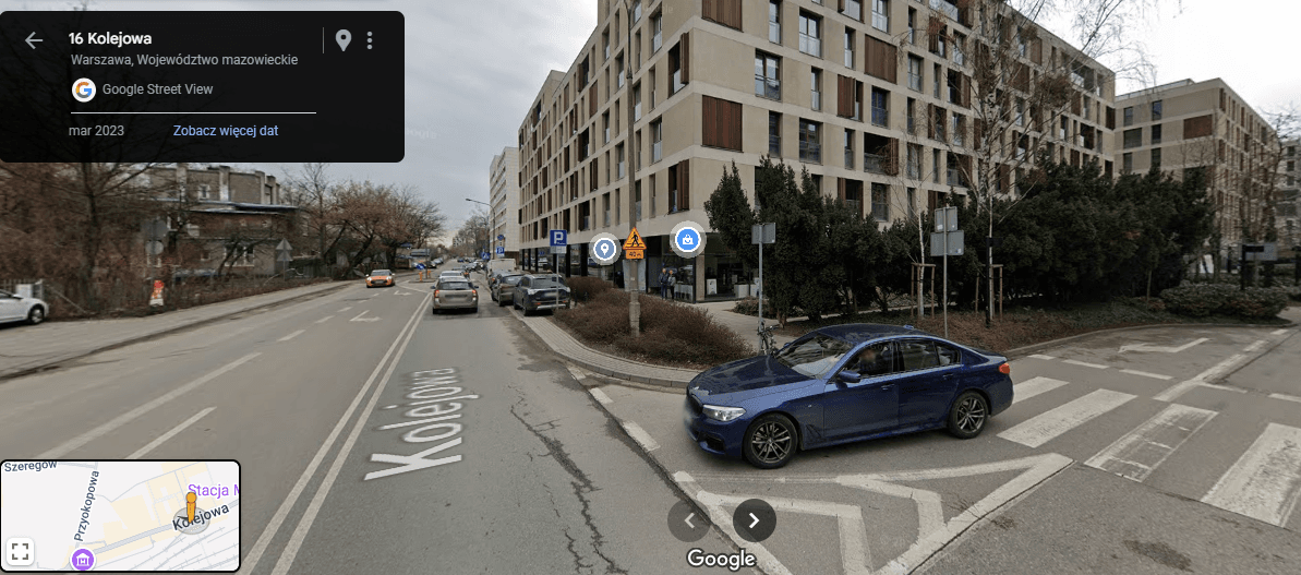 Parking - Warszawa Kolejowa 45 Centrum 