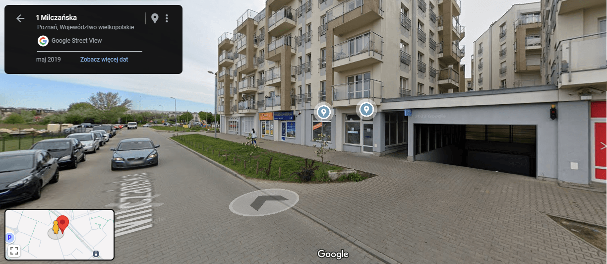 Parking - Milczańska 1 Pozńan