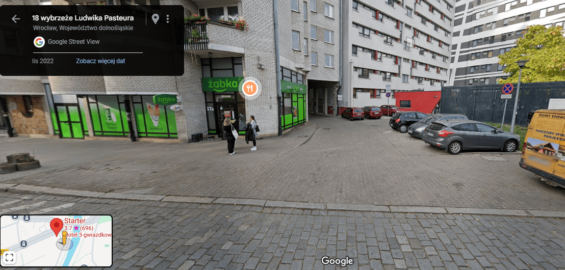 Parking -  Wrocław PL.Grunwaldzki 57 