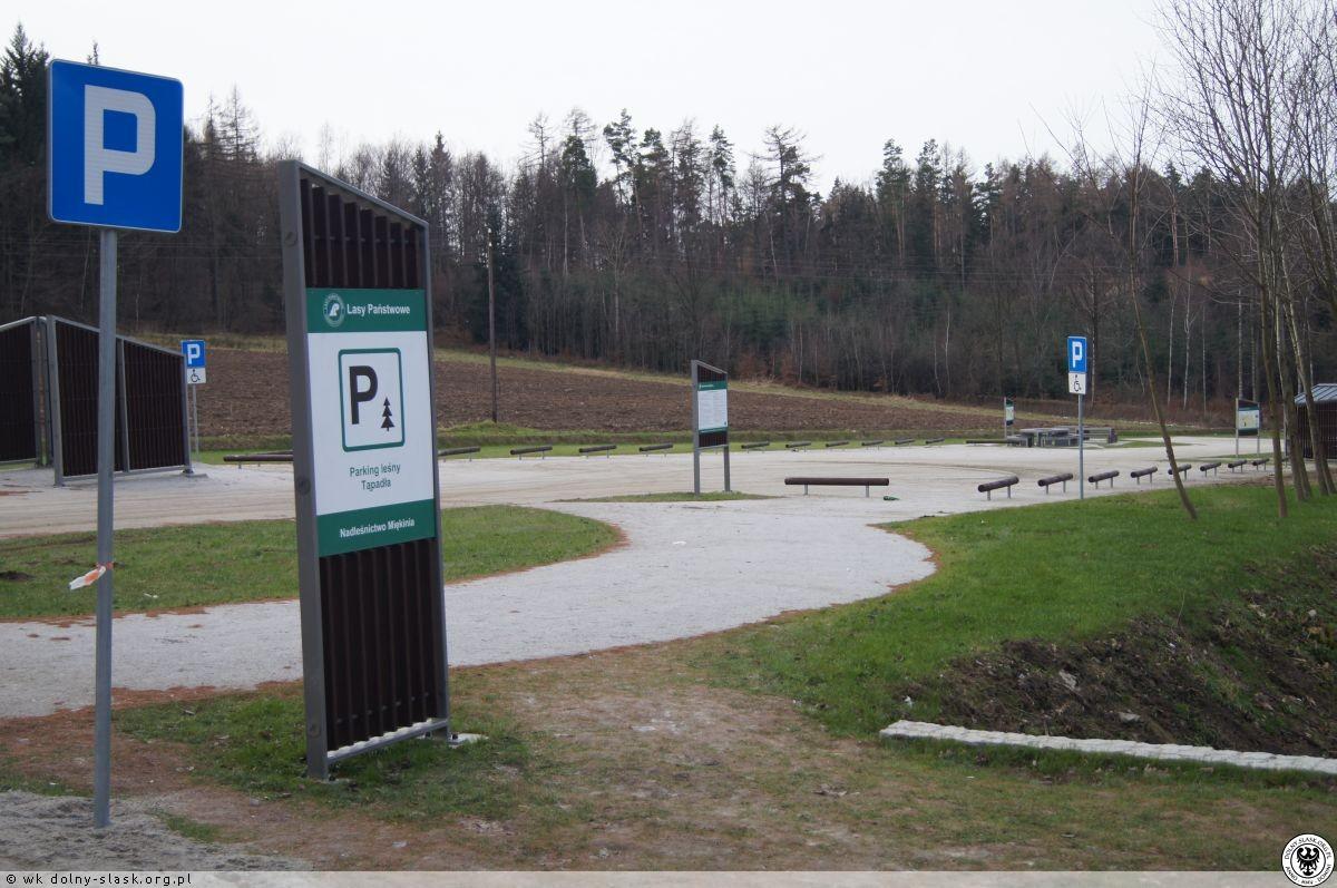 Parking - Parking Przełęcz Tąpadła - Góra Ślęża