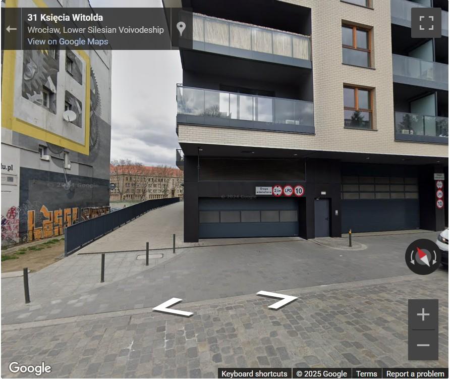 Parking - Wrocław Centrum Księcia Witolda 31 - Bulwary Książęce