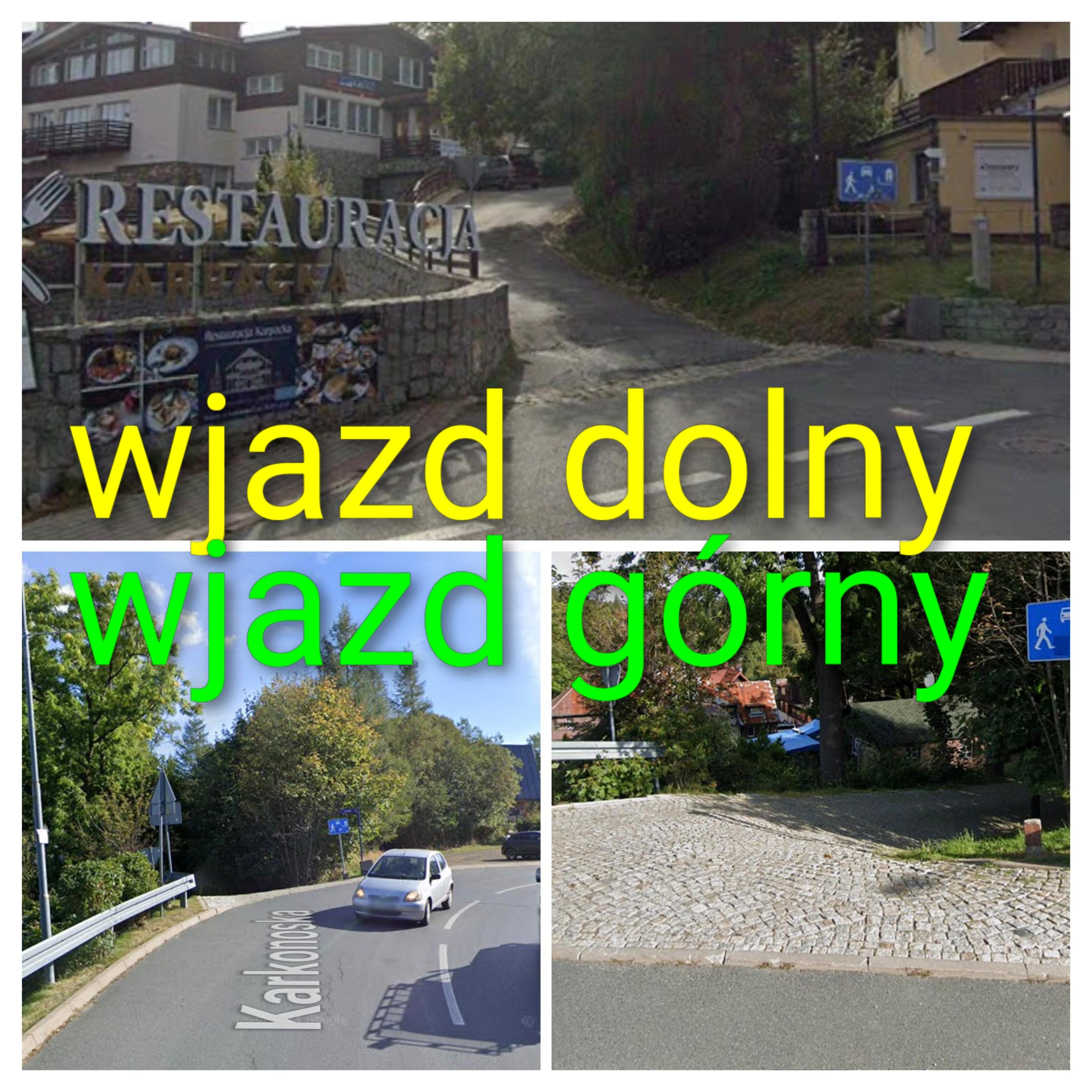 Parking - Wang - kolej linowa Kopa - Śnieżka
