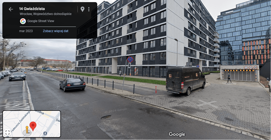 Parking - Motocyklowy Wrocław Gwiaździsta  8 Centrum  Południe  