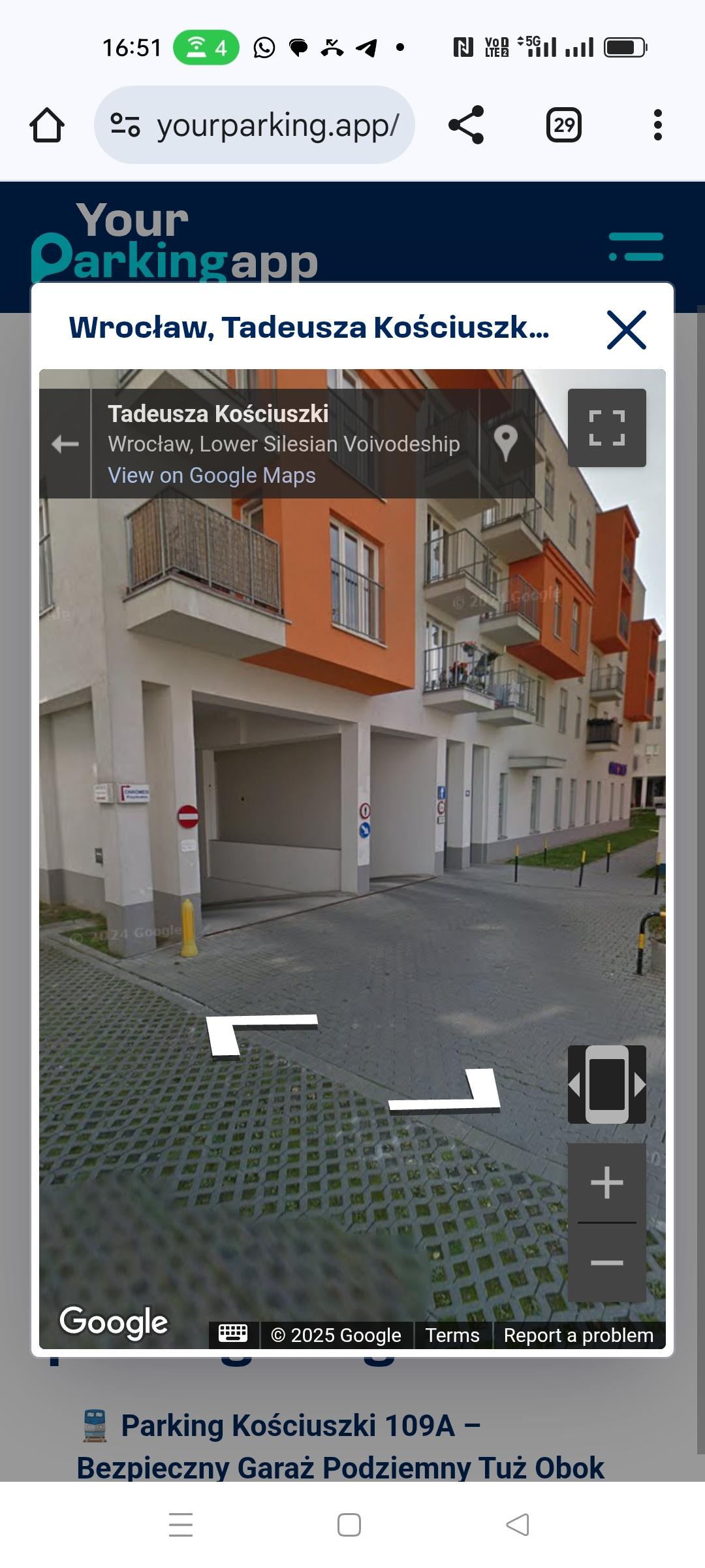 Parking - obok Dworca Głownego PKP Wrocław- Centrum