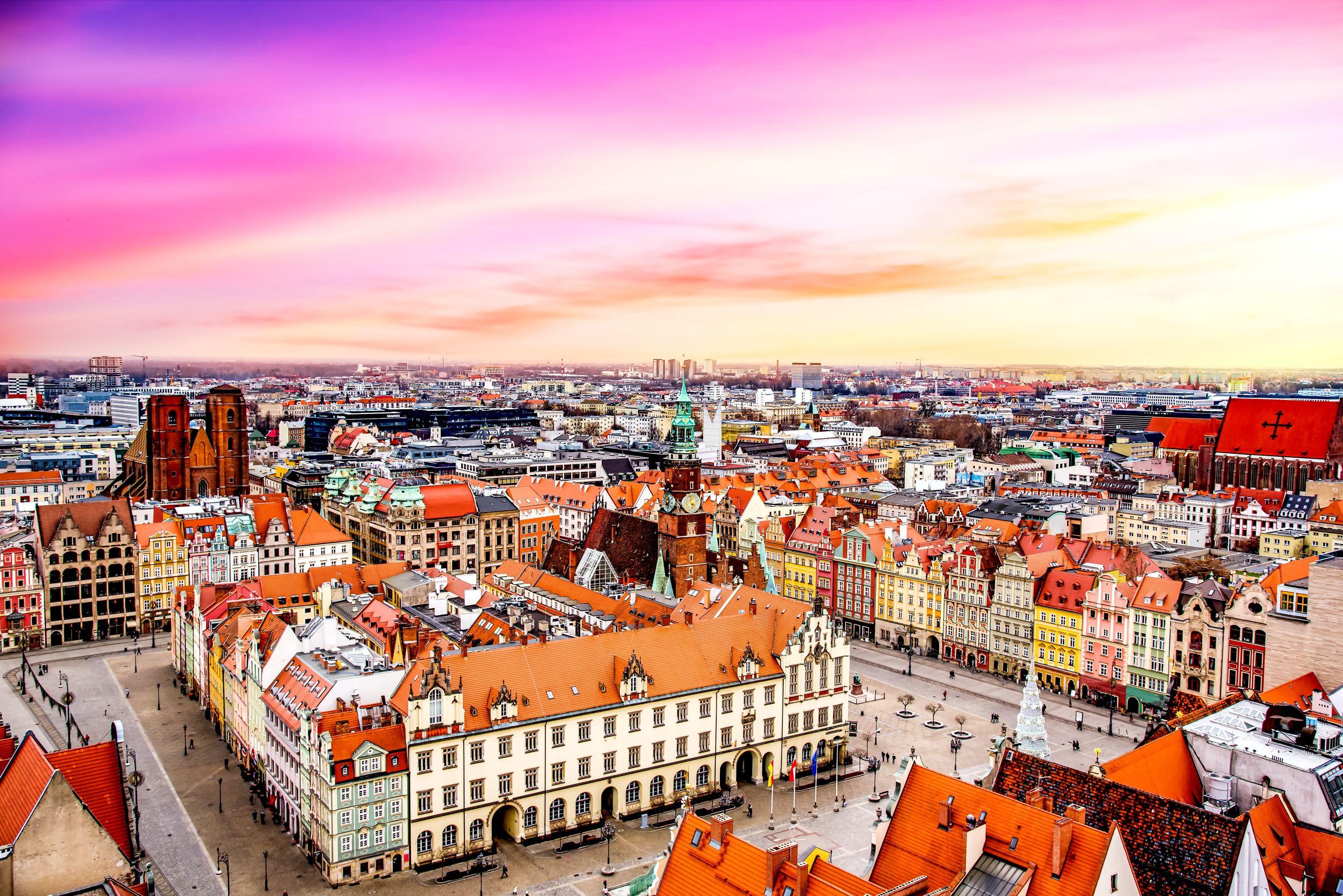 Parking - Rynek - Centrum Wrocław przy ul. Krawieckiej 1-3